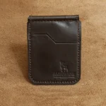 El Yapımı Hakiki Deri Maşalı Cüzdan