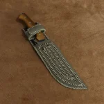 El Yapımı Hakiki Deri Bıçak Kılıfı