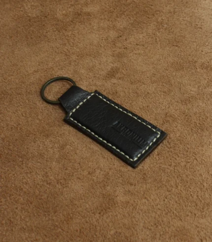 El Yapımı Hakiki Deri Anahtarlık
