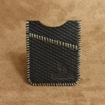 Dokulu Hakiki Deri El İşi Kartlık